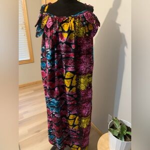 Colorful Patterned Maxi Dress